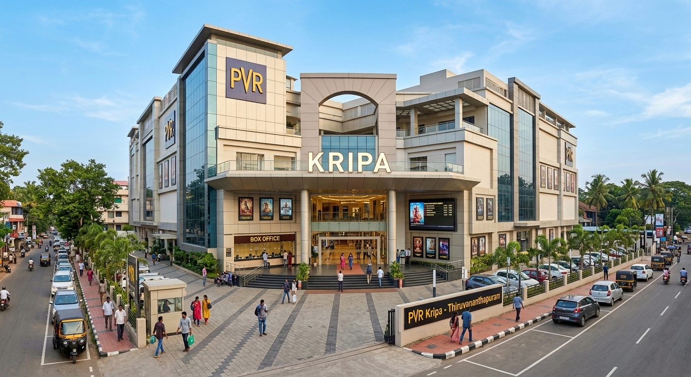PVR Kripa theaters is one of the modern Multiplex theater in trivandrum